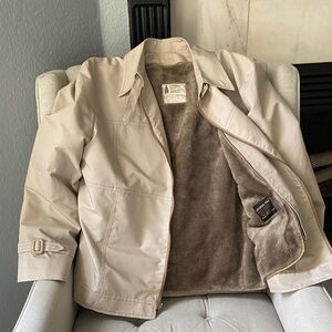 London Fog Jacket with Faux Fur Lining
